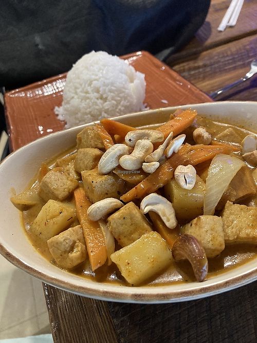 Mussman Curry at Thai Jasmine in Lima