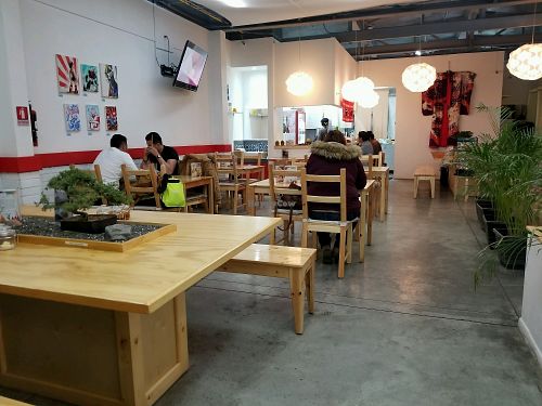 inside at Yoshi's Ramen in Tijuana