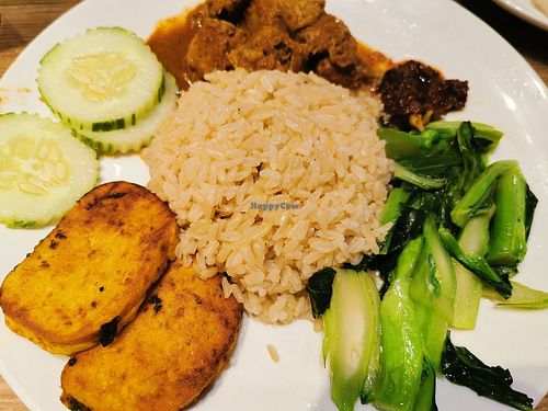 Daily special Nasi Lemak at Genesis 创世界素食馆 in Central Singapore