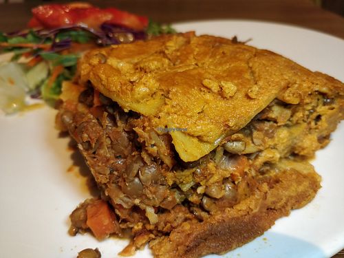 Lasagne at Genesis 创世界素食馆 in Central Singapore