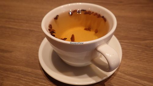 Burdock Tea at Genesis 创世界素食馆 in Central Singapore