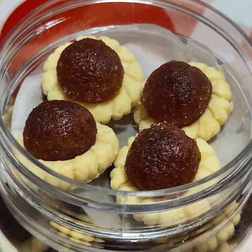 Sarawak Pineapple tarts at Genesis 创世界素食馆 in Central Singapore