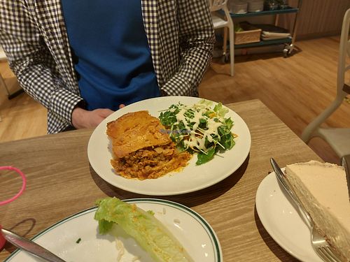 Lasagne at Genesis 创世界素食馆 in Central Singapore