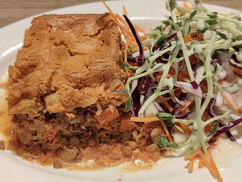 Lasagne at Genesis 创世界素食馆 in Central Singapore