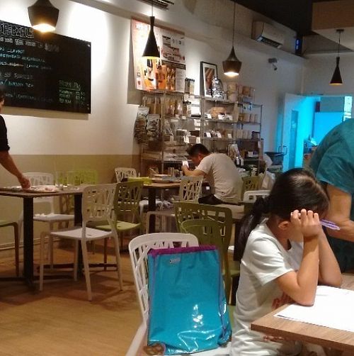 Interior at Genesis 创世界素食馆 in Central Singapore