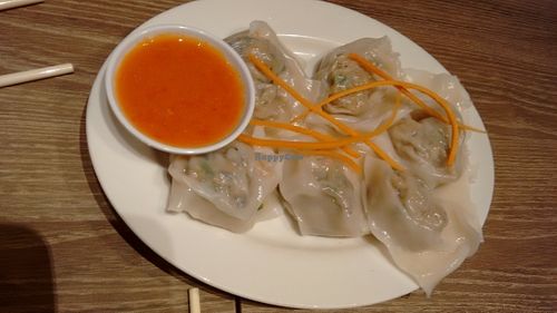 Steamed dumpling  at Genesis 创世界素食馆 in Central Singapore