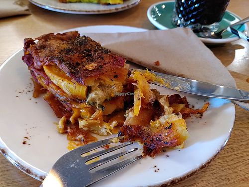 9 buck vegan Lasagna at The Clean Food Store in Subiaco