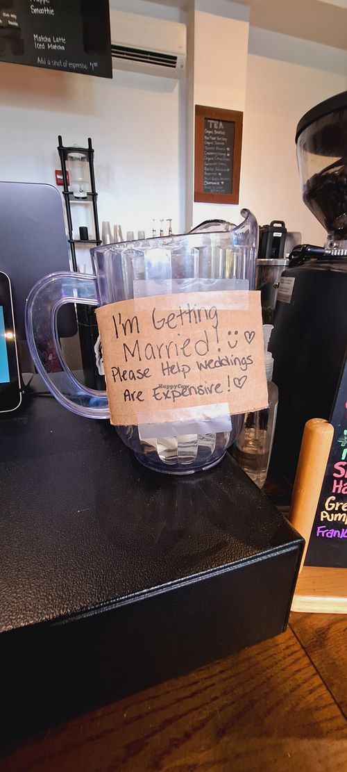 Tipping culture run amok! at Trax Coffee in Beacon