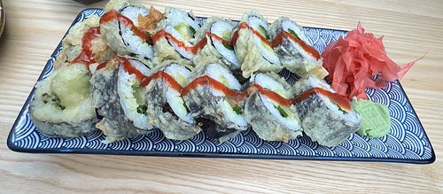 Futomaki (vegan zelenina v tempure)  at Edo-Kin - OC Bory Mall in Bratislava