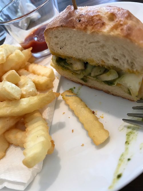 Baguette pesto at Hun Hau 恆好咖啡藝文 in Hengchun
