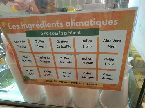 Their different ingredients you can pick at BWAMOA in Toulouse