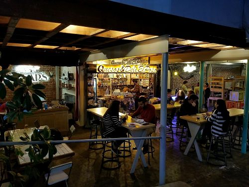 Seating area at Tijuana Caesar's in Tijuana