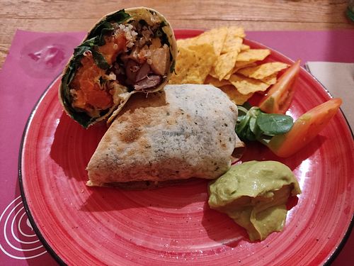 Vegan burrito at Beet Vegetariano in Torrevieja