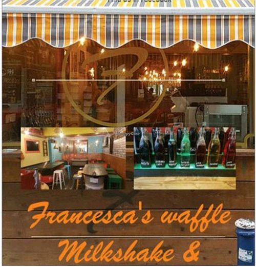 I do not own this photograph at Francesca's Waffle Milkshake Sandwich Bar in Ramsgate