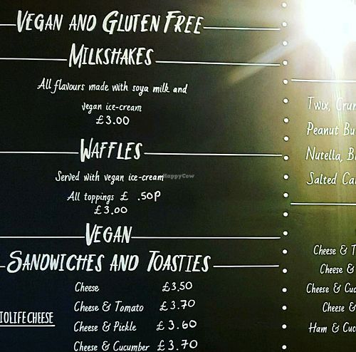 I do not own this photograph at Francesca's Waffle Milkshake Sandwich Bar in Ramsgate