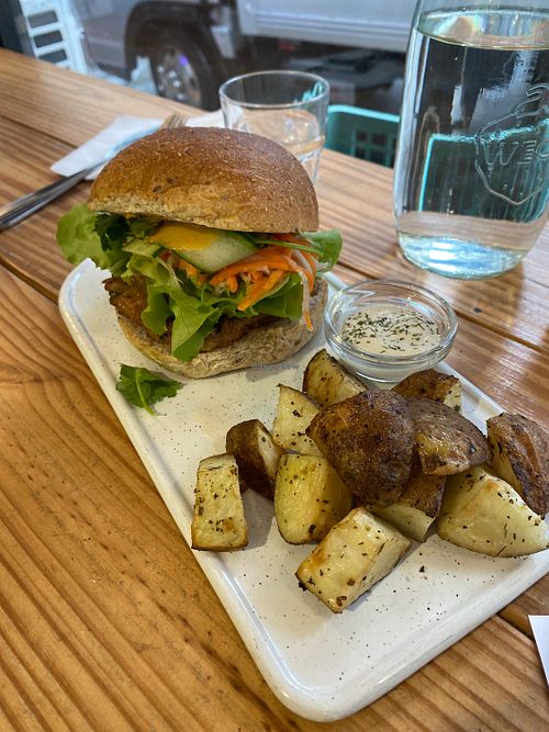 Bahn mi burger at Ooh Cha Cha - Banqiao in Taipei