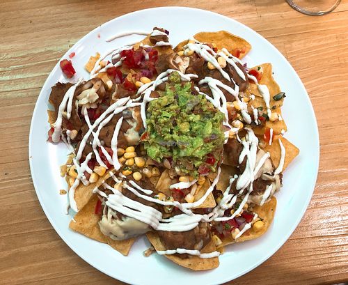 South west nachos at Ooh Cha Cha - Banqiao in Taipei