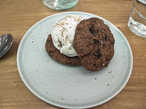 Ice cream cookie sandwich. at Ooh Cha Cha - Banqiao in Taipei
