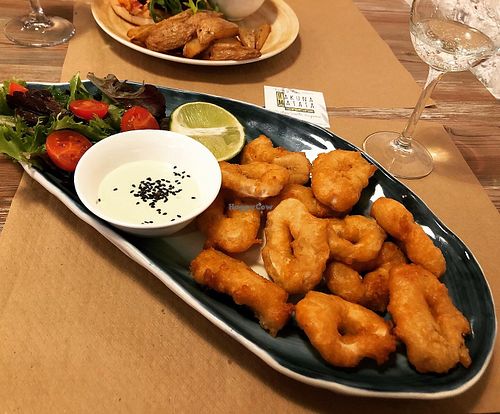 Calamares  at Hakuna Matata Veggie in Madrid