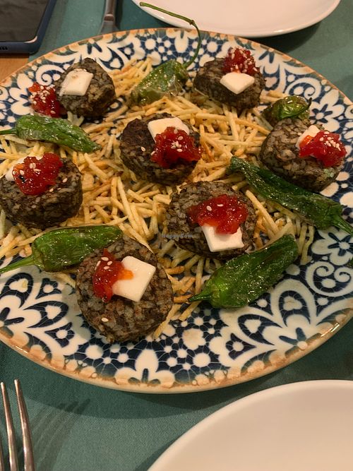 Morcilla at Hakuna Matata Veggie in Madrid