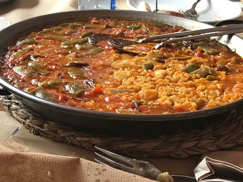 Paella  at Hakuna Matata Veggie in Madrid