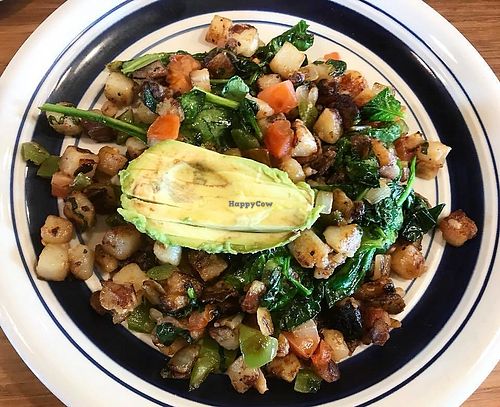 Veggie Spuds with avocado at The Dish Cafe - Green Lake in Seattle