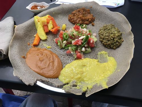 Vegan Combo at Ehtant in Jerusalem