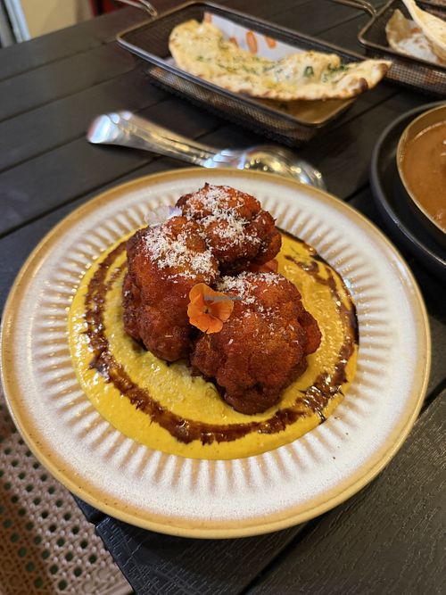 Cauliflower 65 Moilee  at Masala Theory in Surry Hills