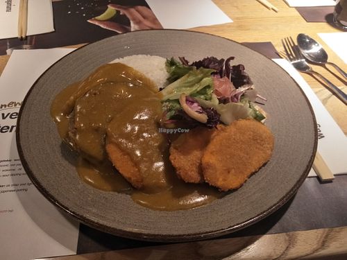 Vegan vegetable katsu curry at Wagamama in Winchester