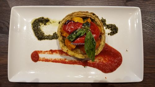 Tart from the new(ish) vegan menu at The Arkle Manor in Betchworth