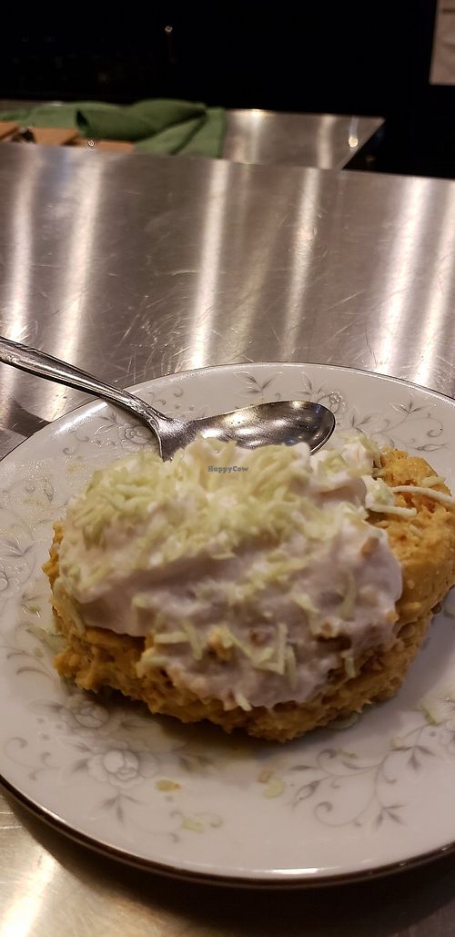 Key lime pie. at Fig + Farro in Minneapolis