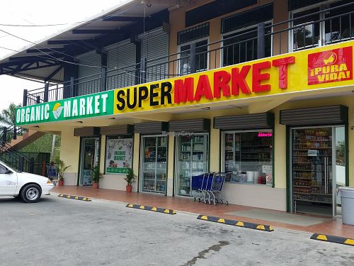 Outside at Organic Supermarket Pura Vida in Quepos
