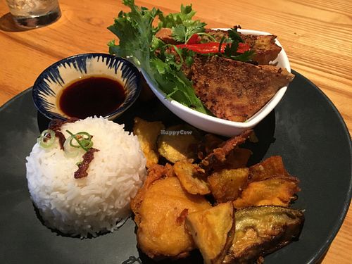 Stuffed tofu  at Cafe Viet in Auckland