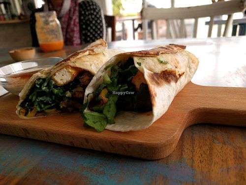 tofu wrap at BE Cafe in Salmiya