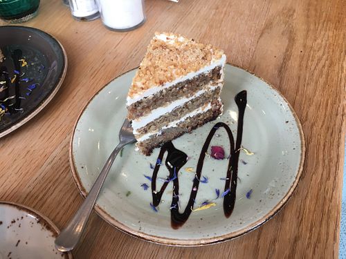 Hazelnut Cake at Cafe Seelenzeit Genuss fur Korper und Geist in Mering