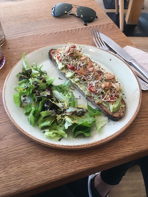 Coconut Bacon Avocado Toast  at Cafe Seelenzeit Genuss fur Korper und Geist in Mering