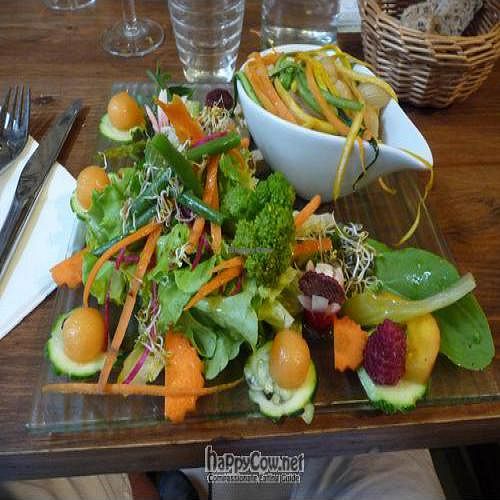 salad at Toutes Les Couleurs in Lyon