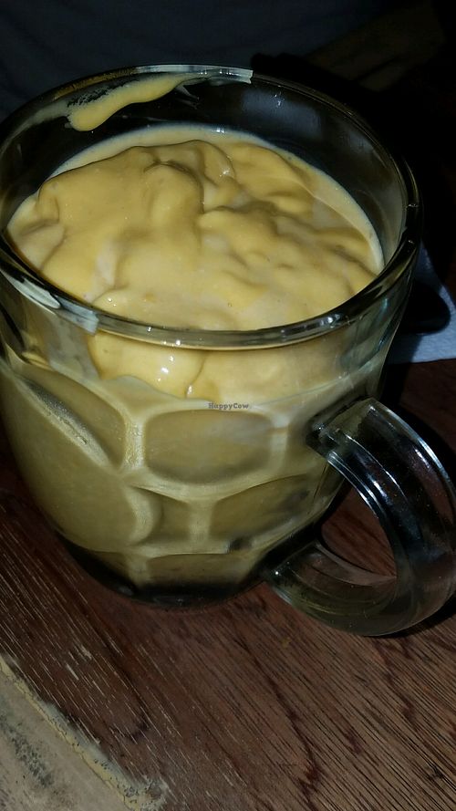 mango shake at Cafe Honest in Siargao