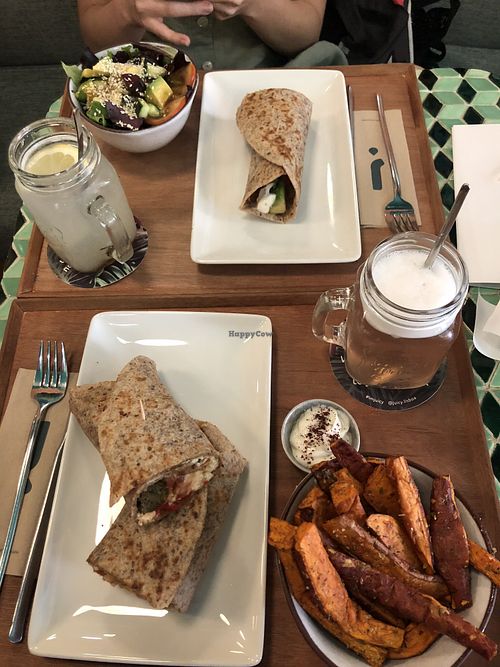 Our lunch! at Juicy in Lisbon