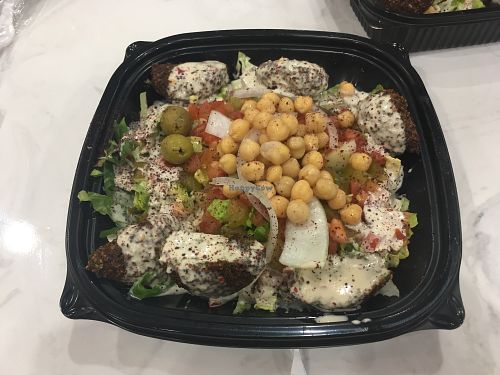 Spicy falafel salad  at Yassin's Falafel House - N Peters Rd in Knoxville