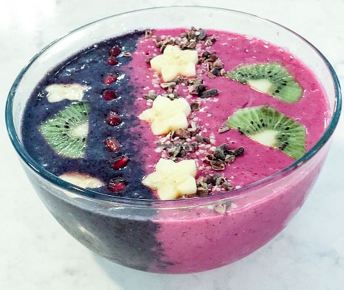 Superfood smoothie bowl at Mara's by Matenaer Catering in Sheboygan