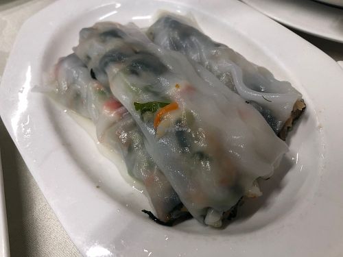 Rice rolls with veggie at Three Virtues 三德食品 - Jordan in Kowloon