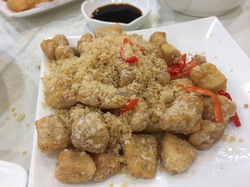 Deep fried veg pork bites at Three Virtues 三德食品 - Jordan in Kowloon