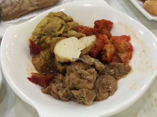 Assorted wheat gluten at Three Virtues 三德食品 - Jordan in Kowloon