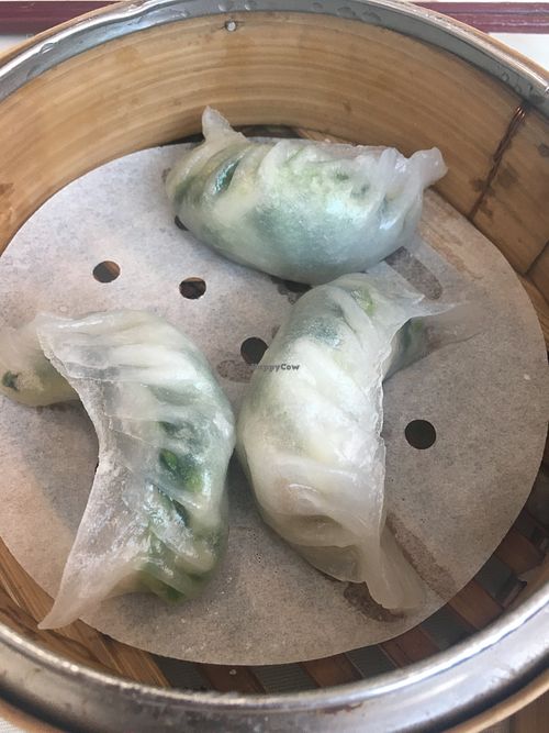 Veg Potstickers  at Three Virtues 三德食品 - Jordan in Kowloon