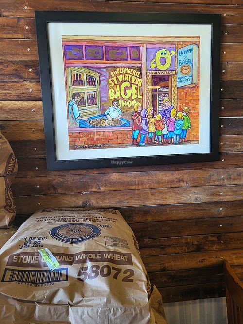 Bagel shop & flour at Boss Bagel in San Antonio