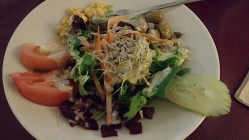 salad at the a la carte at Biocenter - Pintor Fortuny in Barcelona