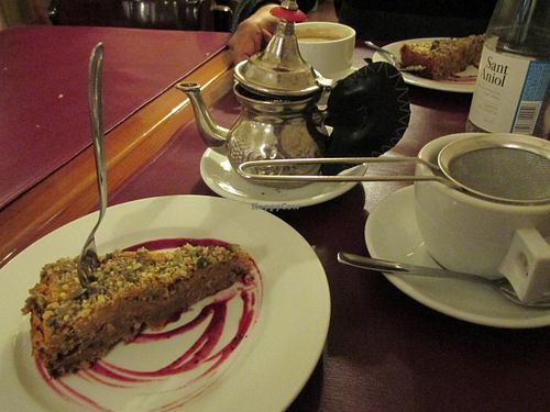 Pumpkin/walnut cake at Biocenter - Pintor Fortuny in Barcelona