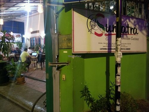 entrance at Sumatra Restaurant in Phnom Penh