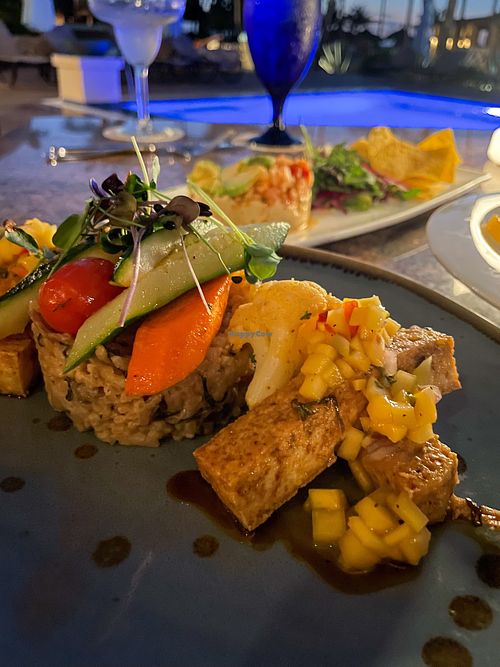   at Ike's Bistro in Oranjestad